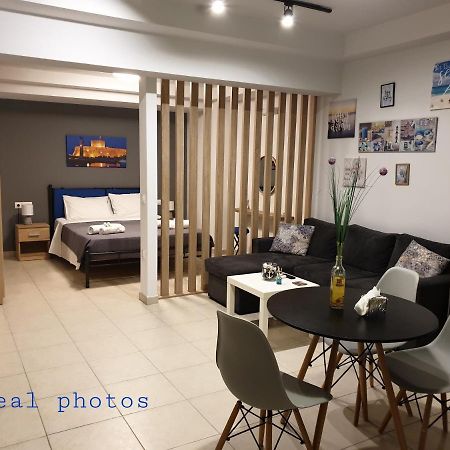 Blue - Comfy Center Rodos Leilighet Asgourou Eksteriør bilde