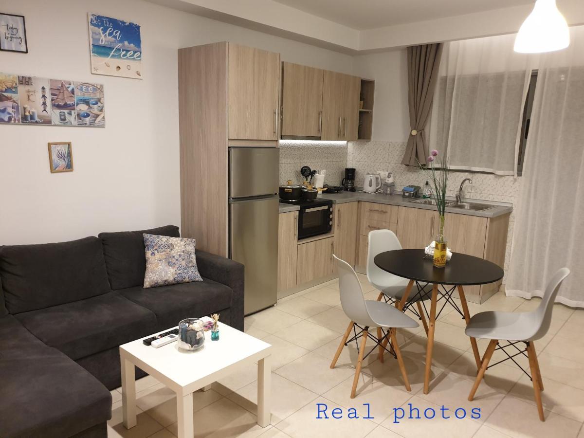Blue - Comfy Center Rodos Leilighet Asgourou Eksteriør bilde