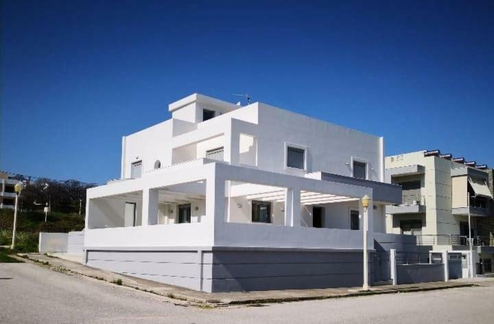 Blue - Comfy Center Rodos Leilighet Asgourou Eksteriør bilde