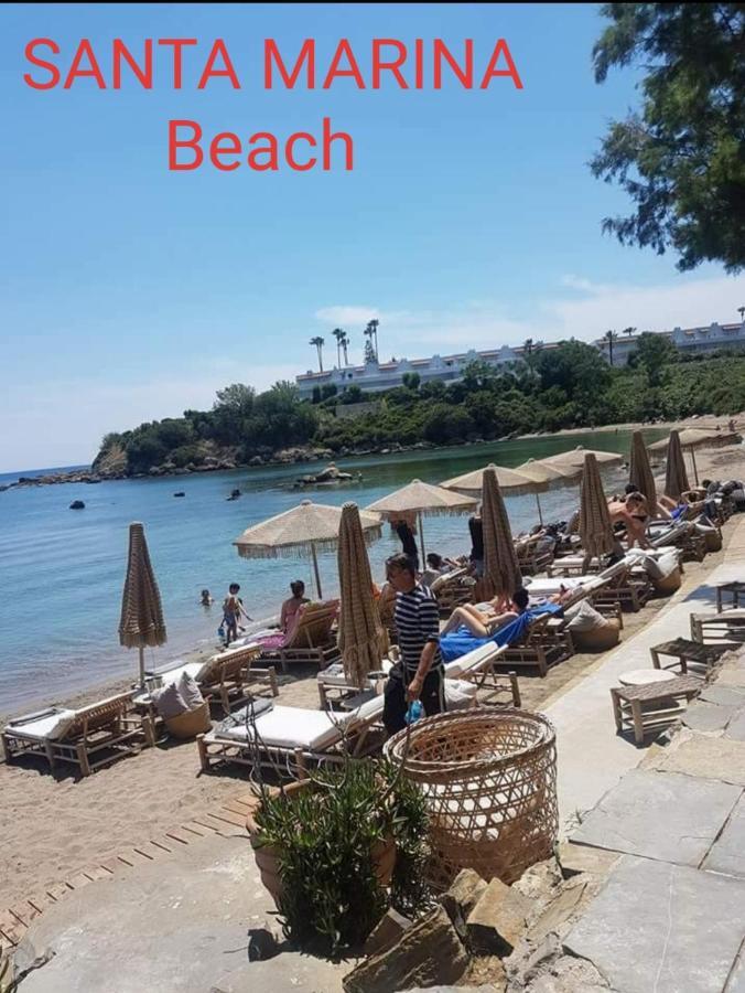 Blue - Comfy Center Rodos Leilighet Asgourou Eksteriør bilde